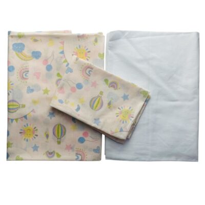 JOGO DE BERÇO FEM TAMANHO PADRÃO  3 PEÇAS