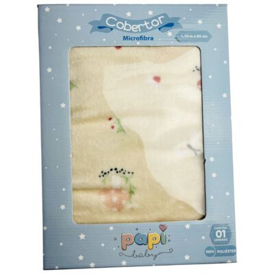 COBERTOR MICROFIBRA ESTAMPADO FEM UNIDADE CAIXA