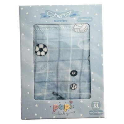 COBERTOR MICROFIBRA ESTAMPADO MASC UNIDADE CAIXA
